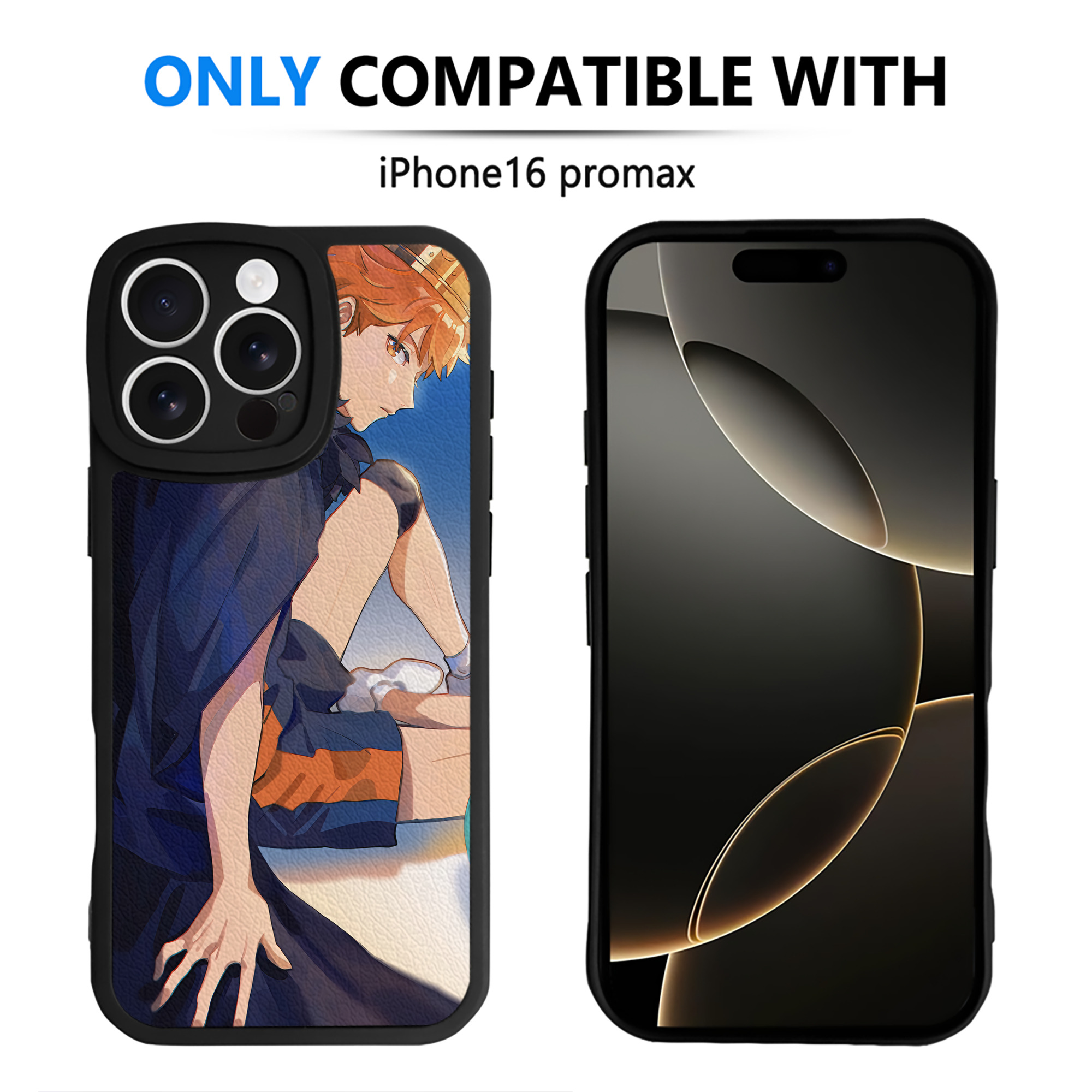 （画像用） ハイキュー!! Haikyu!! 【iPhone 16シリーズ対応】シリコンスマホケース（レザー調） 材質：シリコン